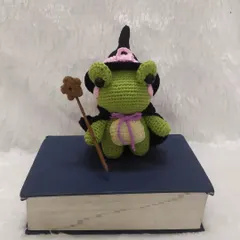 This young wizard frog is ready for adventure. I love creating these imaginative characters that can inspire storytelling and play.