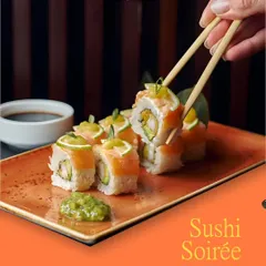 Welcome to a Sushi Soirée. From handcrafted rolls to umami bites, our sushi catering brings elegance to every event, featuring fresh ingredients and beautiful presentation.