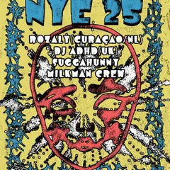 The poster for the Milkman NYE 2025 party at Antisocial. Ringing in the new year with a banger of a set.