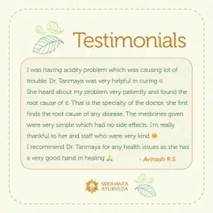 I am thankful for this feedback, which emphasizes my patient-centric approach. My specialty is to listen carefully to find the root cause of any disease and provide simple, effective medicines without side effects.