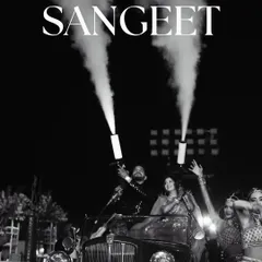Let's make your Sangeet entry unforgettable. For this couple, I arranged a classic vintage car and equipped them with CO2 smoke jets for a high-energy, show-stopping arrival. It’s all about creating moments that match your personality and get the party started right.