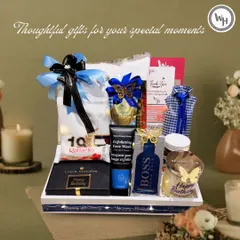 I believe corporate gifts for men should be sophisticated and practical. This luxury hamper features premium brands like Hugo Boss, Louis Philippe, and Bath & Body Works, making it the perfect gesture for key clients, partners, or executives.