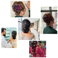 Another look at our portfolio of stunning hairstyles. This collection emphasizes our ability to create both traditional and modern updos, perfect for bridal and formal events.