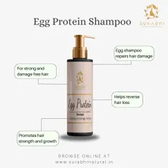 My Egg Protein Shampoo is designed to be a complete repair treatment. It helps reverse hair loss, promotes strength and growth, and repairs existing damage for strong, healthy hair.