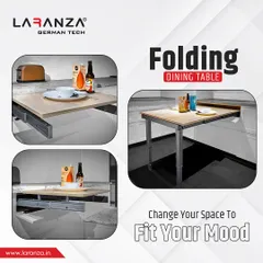 My folding dining table maximizes your space without compromising on style. It's perfect for compact homes, letting functionality meet elegance in every fold.