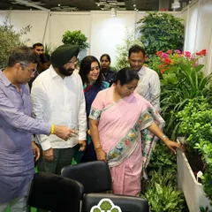 It was a privilege to welcome the Honourable Chief Minister, Smt. Rekha Gupta, to our stall at Van Mahotsav. We shared our passion for greenery and discussed our initiatives to help maintain the region's green cover.