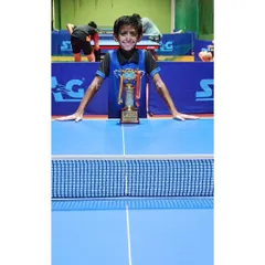 Vishal Vaibhav proudly stands with his runner-up trophy from the Inter-Club Series Audition 2. His achievement is a result of consistent effort and a strong competitive spirit.