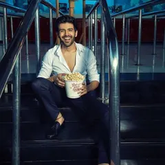 It was a pleasure styling the talented Kartik Aaryan. For this shoot, we went for a relaxed yet sharp look with an open white shirt and classic trousers, creating an effortlessly cool persona that feels both aspirational and approachable.