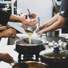 The foundation of any great dish starts with the right ingredients and techniques. Here, students in our pre-professional course learn about creating a flavor base.