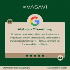 Quick and effective results are always my aim. This patient review notes that the treatment for their scalp issue began showing positive effects from the very first day, underscoring the importance of accurate diagnosis.
