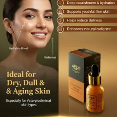 My Kinshukadi Tailam is ideal for dry, dull, and aging skin, especially for Vata-predominant skin types. It provides a hydration boost and enhances natural radiance.