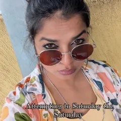 Sometimes you just have to create your own sunshine. This was one of those Saturdays where I chose to dress up and get out, even when I was feeling low. Small acts of self-care can make a huge difference in your mental state.