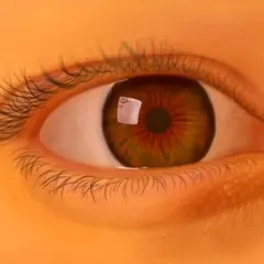 I love practicing hyperrealism in my digital work too. This is a study of an eye where I focused on creating realistic textures and light reflections.