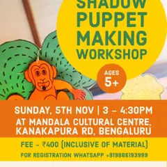 Explore the magic of light and shadow in our shadow puppet workshop for ages 5 and up. Participants learn to design, cut, and operate their own shadow puppets, a wonderful introduction to a different style of storytelling.