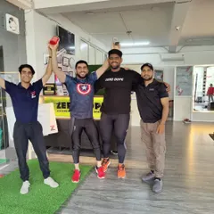 Celebrating the win with my squad at the gym. A strong community makes the fitness journey more enjoyable and rewarding.
