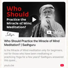 A common question is whether the Miracle of Mind meditation is only for beginners. In this video, Sadhguru clarifies who should practice it, explaining its benefits for both new and experienced meditators.