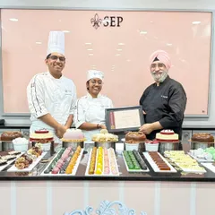 A picture from my graduation day with my mentors. I'm so grateful to have learned from the best chefs who taught me with so much patience and pushed me to be better every day.