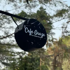 Our new sign for Cafe Graze, a plant-based kitchen where every dish is designed to nourish. This sign marks the entrance to a place where food is celebrated in its most natural and healing form.
