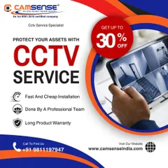 Protect your assets with my professional CCTV service, now with up to 30% off. I guarantee fast installation by a professional team and a long product warranty.