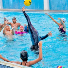 Getting ready for our annual Swimming Summer Camp! It's a time for intensive learning, making new friends, and having a blast in the pool.