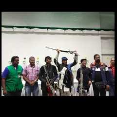 A moment of victory for our shooters at the state championship, a result of their dedication and rigorous training at the academy.