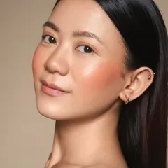 Another look from the CS Essentials blush campaign, showing a peachy tone on a different skin type. My approach is always to customize the application for each individual.
