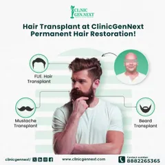 I provide permanent hair restoration for the scalp, moustache, and beard. Using the FUE technique, I can help you achieve a complete and confident look.
