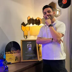 Another shot with my award. Thank you to everyone who has supported me on this journey.