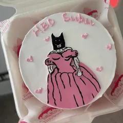 You never know what request you'll get for a bento cake! This one was Batman in a pink ballgown. I love bringing these funny and unique ideas to life.