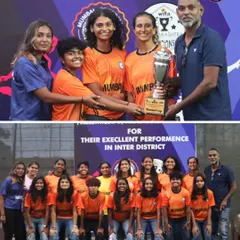 Proud moments like these define our journey. Here is our senior women's team being honored as the Inter-District Runner-Up. We compete to win, and we celebrate every milestone together.