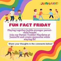 Fun Fact: Playing together builds stronger parent-child bonds. Our playdates are specifically designed to create moments of connection through shared physical activity.