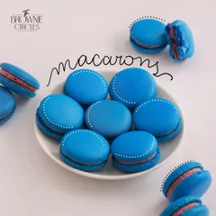 Our vibrant Blueberry Macarons, made with the finest ingredients for a burst of fruity flavor in a delicate package.