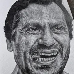 This hyper-realistic pencil sketch of actor Nawazuddin Siddiqui shows my ability to capture expressive faces. I work to bring out the unique character and life in every portrait, whether it's a celebrity or a personal commission.