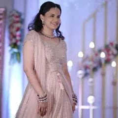 A radiant and subtle reception look for Dr. Krishnaveni. She wanted a natural, skin-like finish, and I'm so happy we achieved the glowing, elegant look she envisioned for her big day.