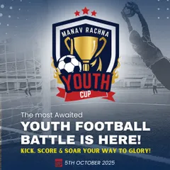 The most awaited youth football battle. Our event branding and promotion create a buzz, making the Manav Rachna Youth Cup a prestigious tournament that every young footballer wants to be a part of.