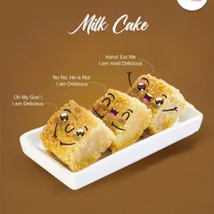 My Milk Cake is a crowd favorite for a reason. It has a unique grainy texture and a rich, caramelized flavor that comes from slow-cooking milk and sugar to perfection.
