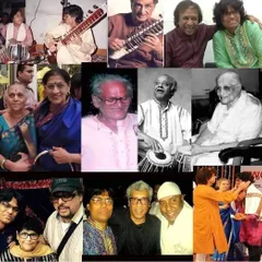 On Guru Purnima, I share my heartfelt gratitude to all my teachers. This collage represents the lineage and tradition that I am a humble part of.