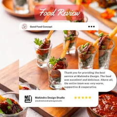 "The food was excellent and delicious." Thank you, Mahindra Design Studio, for this fantastic 5-star review. We loved curating this culinary experience for your team!