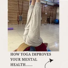 This series of posts explains how yoga improves your mental health. It is a journey inward to calm the mind.