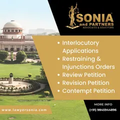 Before the Supreme Court, I manage intricate legal actions such as filing interlocutory applications for urgent relief and seeking restraining or injunction orders. My work also includes drafting and arguing review, revision, and contempt petitions to ensure justice is served.