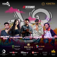 An epic DJ lineup for a Holi bash. I was thrilled to be part of this massive event, sharing the stage with other talented artists to celebrate the festival of colors.