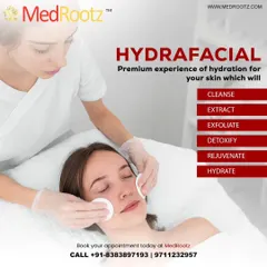 This graphic outlines the core steps of a HydraFacial. The process is designed to cleanse, extract impurities, exfoliate dead skin, and hydrate, leaving your skin detoxified and rejuvenated.