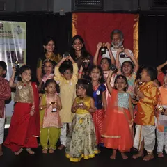 Our little Shrotas proudly holding up their trophies at our third-anniversary celebration. It was a wonderful evening of inspiration and energy.