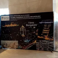 This large-format graphic backdrop was part of an exhibition for a global conference. I use high-quality printing and construction to create immersive backdrops that serve as excellent photo opportunities and branding tools.