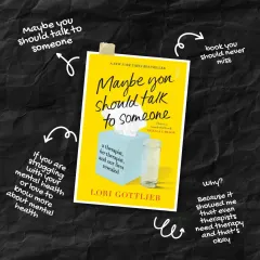 For World Book Day, our changemakers shared the books that brought them hope. First up: "Maybe You Should Talk to Someone."