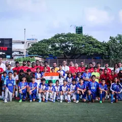 Freedom to dream, courage to achieve. Our academy celebrates Independence Day, nurturing tomorrow's champions with the values of our great nation.