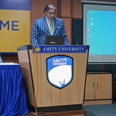 Addressing students at Amity University as a Guest Industry Faculty member. I am passionate about mentoring young talent and sharing my experiences in the world of luxury catering.