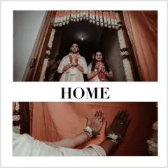 From the formal entrance prayers to the joining of hands, this collage shows the key rituals of a traditional housewarming ceremony.