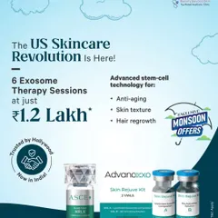 The US Skincare Revolution is here with our exclusive monsoon offer on Exosome Therapy. Get 6 sessions of this advanced stem-cell technology for anti-aging, skin texture, and hair regrowth at a special price.