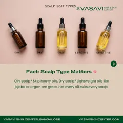 The type of oil you use should depend on your scalp type. Lighter oils like jojoba or argan are suitable for dry scalps, while those with oily scalps should avoid heavy oils to prevent buildup.